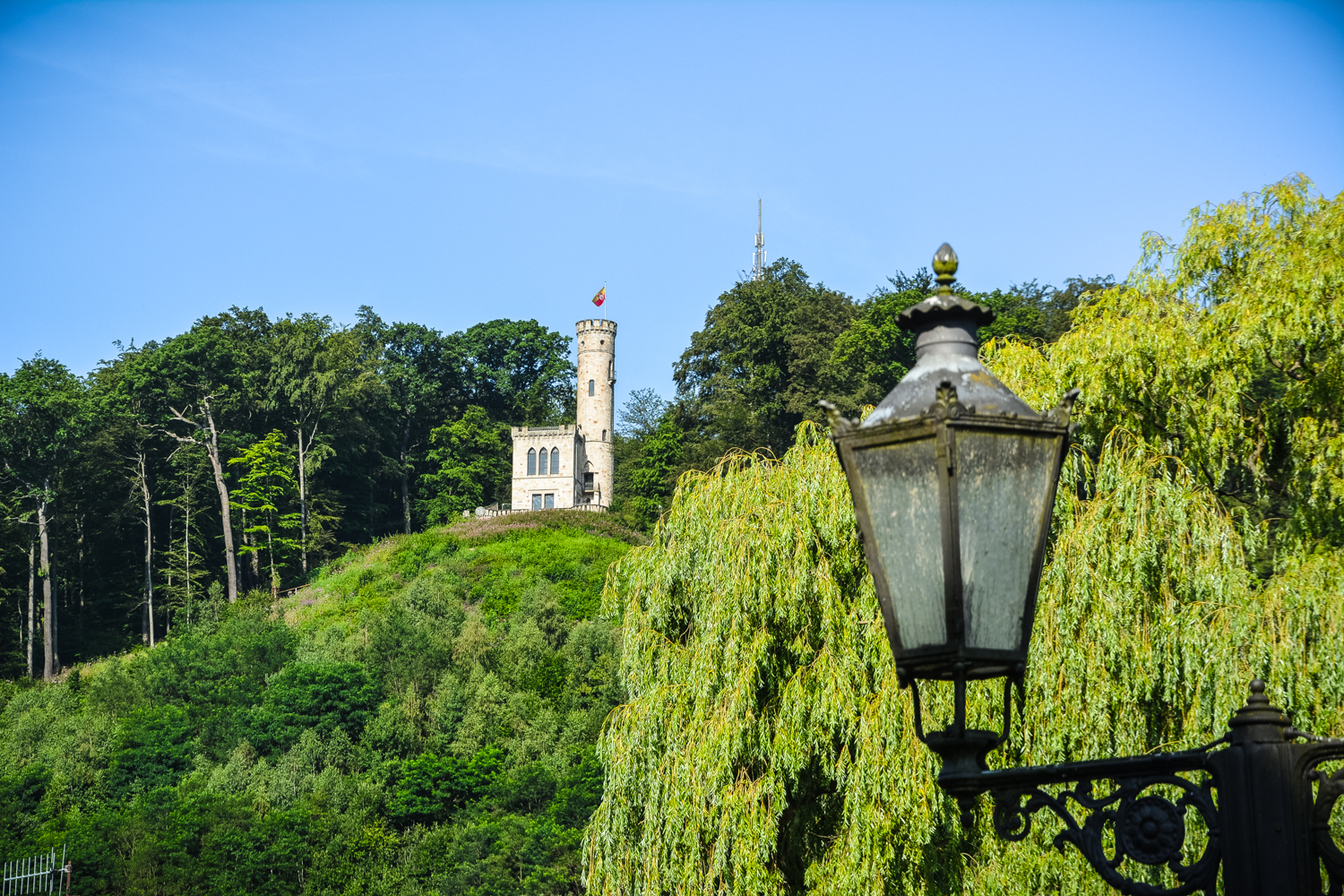 Blick auf Tillyschanze